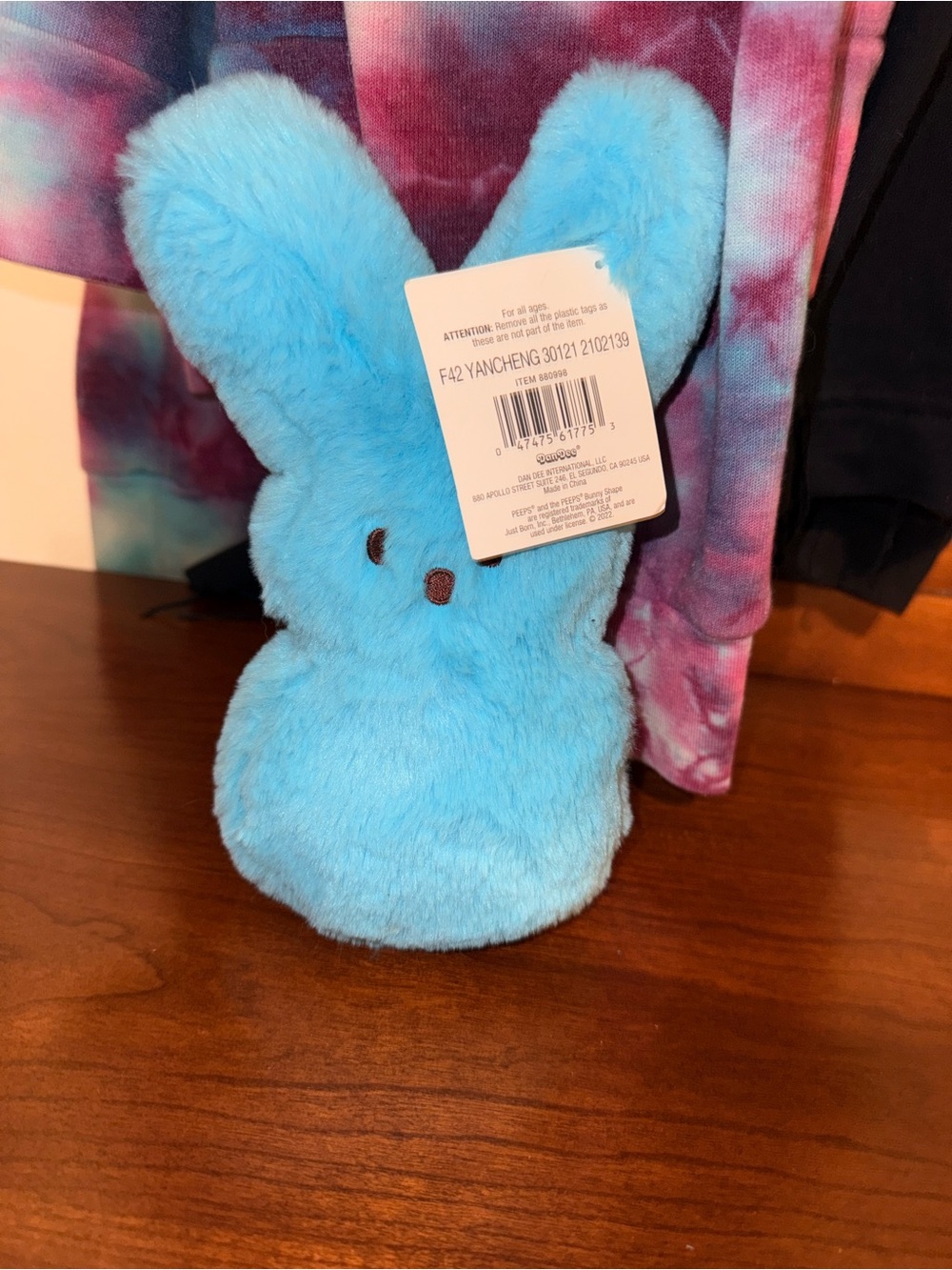 Blue Plush Bunny Stuffed Animal - Soft Kids Toy